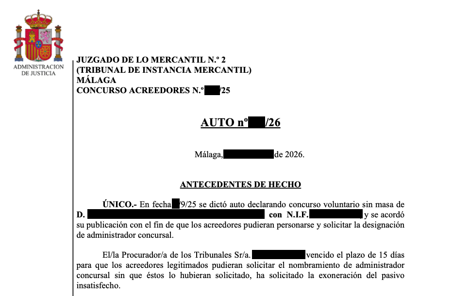 Segunda Oportunidad Malaga